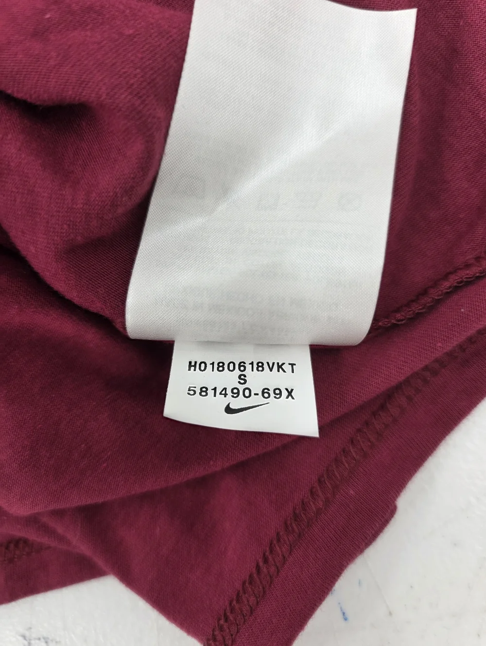 NWT‎ Nike Florida State Seminoles 3/4 Sleeve T-Shirt Womens Small Center Logo.